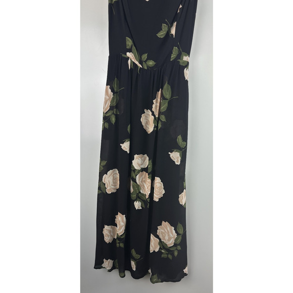 Reformation Rosehip Fit & Flare Floral Dress Lined Pockets Crepe Smocked Size 2 - Picture 7 of 11